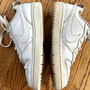 Nike Court Borough Low 2 Big Kids Shoes — White